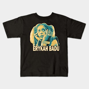 Erykah Badu Limit Color Kids T-Shirt